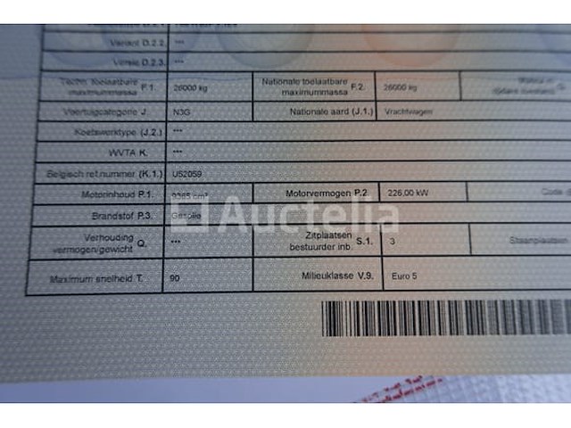 Ref:1325 - volvo fmfh e5 vuilniswagen (vin: yv2jl40c99b547725) - afbeelding 37 van  50