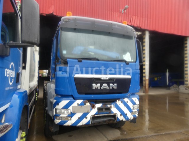 Ref:1375 - container vrachtwagen man tgs (2014-539.189 km) - afbeelding 12 van  49