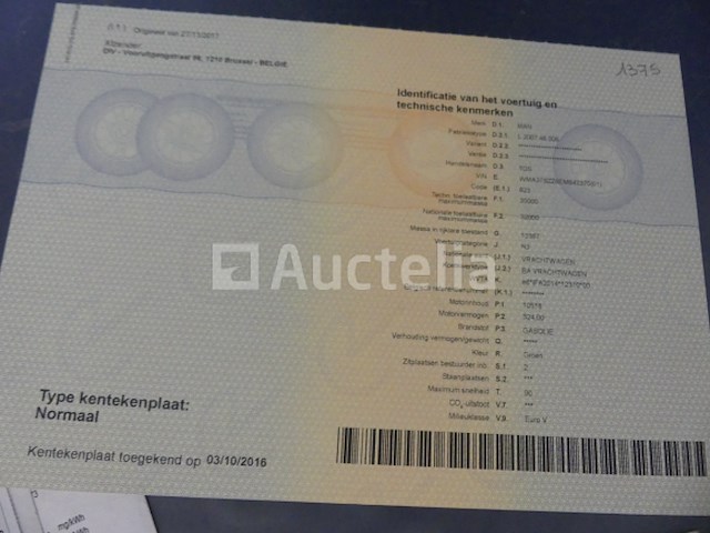 Ref:1375 - container vrachtwagen man tgs (2014-539.189 km) - afbeelding 38 van  49