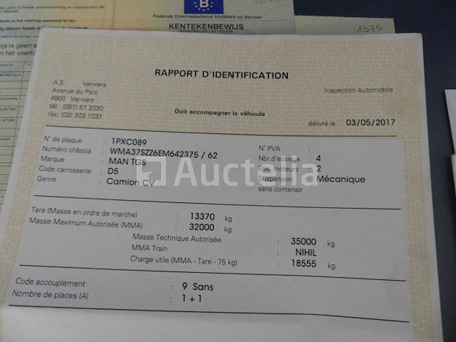 Ref:1375 - container vrachtwagen man tgs (2014-539.189 km) - afbeelding 40 van  49