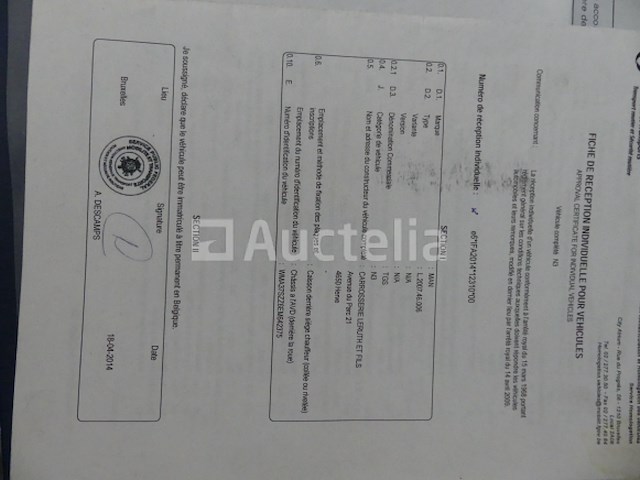 Ref:1375 - container vrachtwagen man tgs (2014-539.189 km) - afbeelding 41 van  49