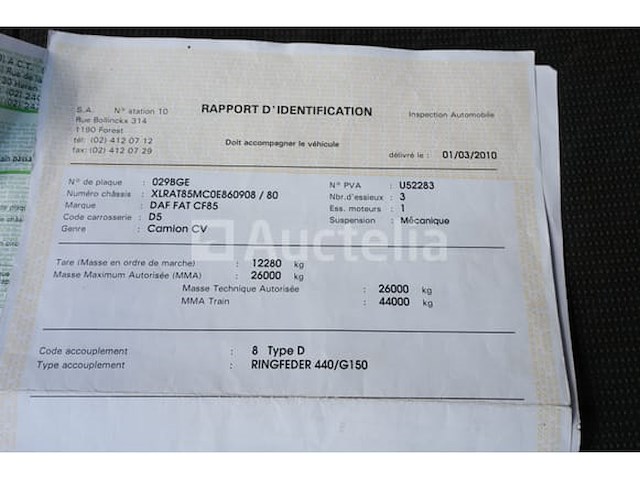 Ref:14228 - daf cf 85.360 containertruck (2010-223.023 km)(vin:xlrat85mc0e860908) - afbeelding 25 van  59