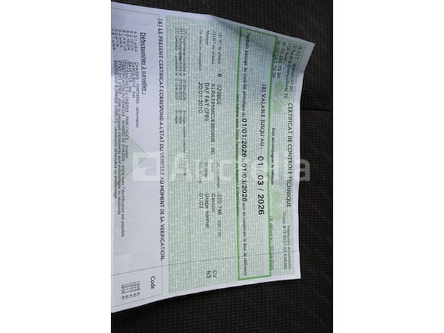 Ref:14228 - daf cf 85.360 containertruck (2010-223.023 km)(vin:xlrat85mc0e860908) - afbeelding 44 van  59