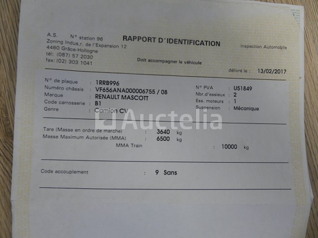Ref:1424 - renault mascott boxtruck - afbeelding 26 van  37