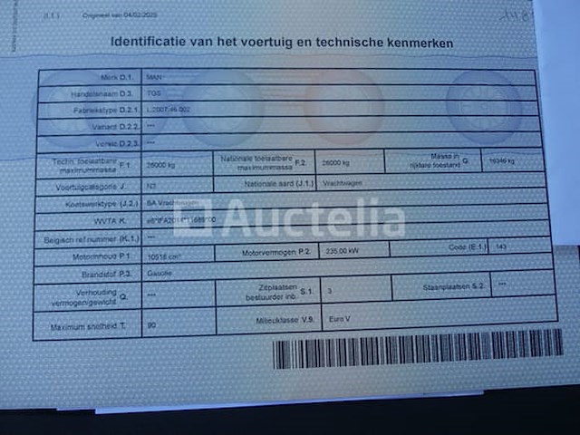 Ref:1489 - vuilniswagen man tgs 26.320 (2014-484.433 km) - afbeelding 47 van  53