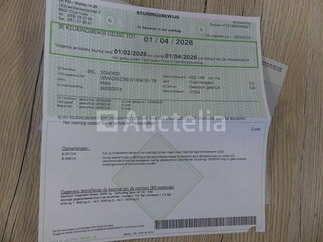 Ref:1490 - vuilniswagen man tgs (2014-438,260 km) - afbeelding 43 van  54