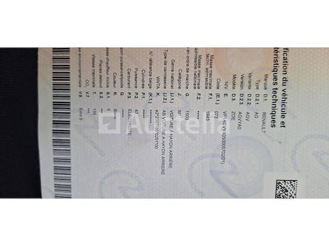 Ref:16511 - elektrische auto renault zoe (2013-67,403 km) (vin:vf1agvya05005702) - afbeelding 29 van  35