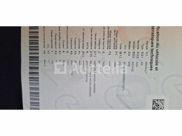 Ref:16511 - elektrische auto renault zoe (2013-67,403 km) (vin:vf1agvya05005702) - afbeelding 29 van  35