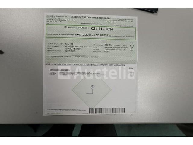 Ref:18 (partij v3) - peugeot expert auto (2005-172,873 km) (vin:vf3berhzb86231570) - afbeelding 20 van  46