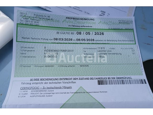 Ref:1kba869 - mercedes-benz sprinter 313 cdi-d brandweerwagen (2002-13,374 km-vin:wdb9066531s327889) - afbeelding 60 van  71