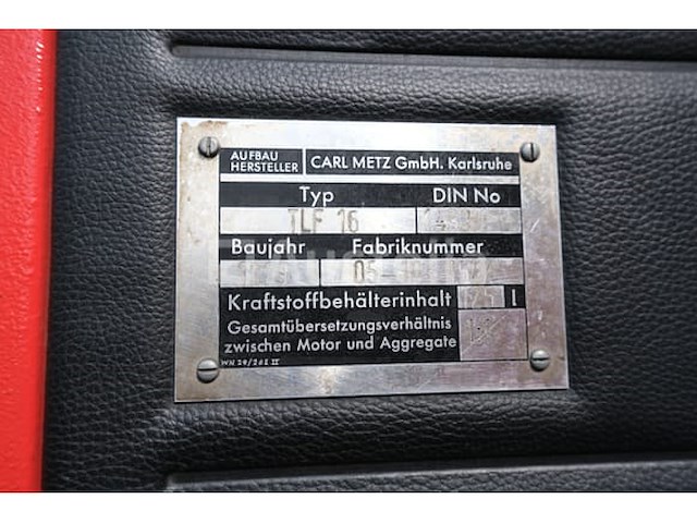 Ref:1kde677 - mercedes-benz 1019 af brandweerwagen (1979-104.014 km-vin:38018314447027) - afbeelding 59 van  87