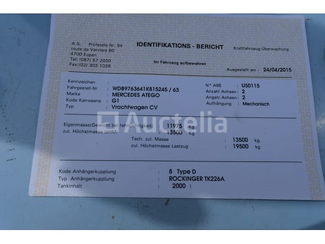 Ref:1kex237 - mercedes-benz atego 1328 af (4x4) pompbrandweerwagen (2004-35,620 km-vin:wdb9763641k815245) - afbeelding 69 van  104