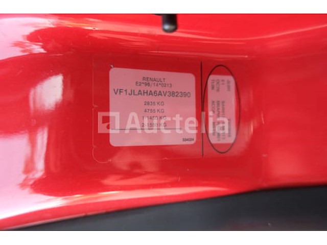 Ref:1kfh894 - renault traffic brandweerwagen (2010-75,886 km-vin:vf1jlaha6av382390) - afbeelding 51 van  64