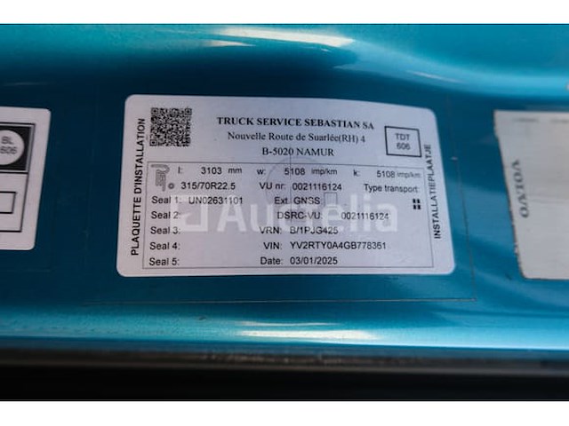 Ref:1pjg425 - volvo fh 460 trekker (2016-859,486 km-vin:yv2rty0a4gb778361) - afbeelding 2 van  36