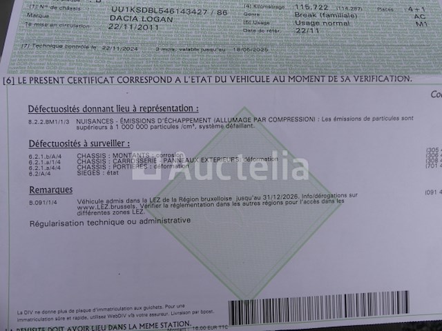 Ref:22 - dacia logan estate 1.5dci auto - afbeelding 15 van  31