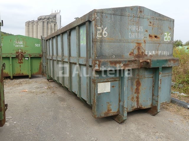 Ref:26 - gesloten container 30 m³ hexagone 2000 - afbeelding 1 van  10