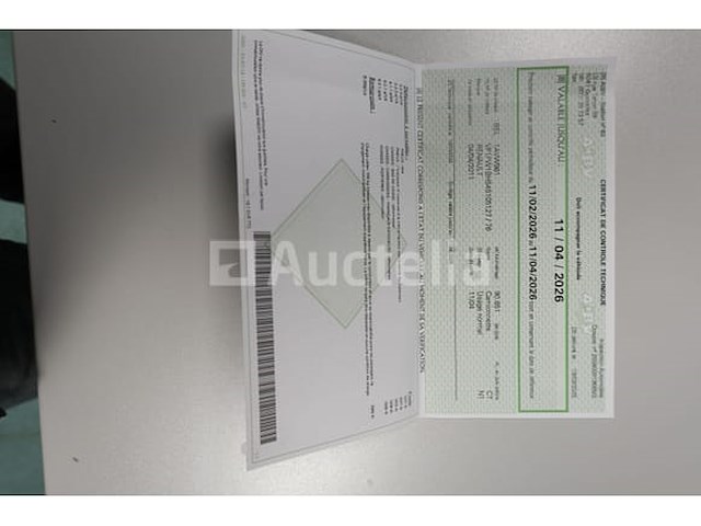 Ref:26 (lot v1) - renault kangoo 1,5 dci 80 utility bus (vin: vf1fw1bh545105127) - afbeelding 29 van  44