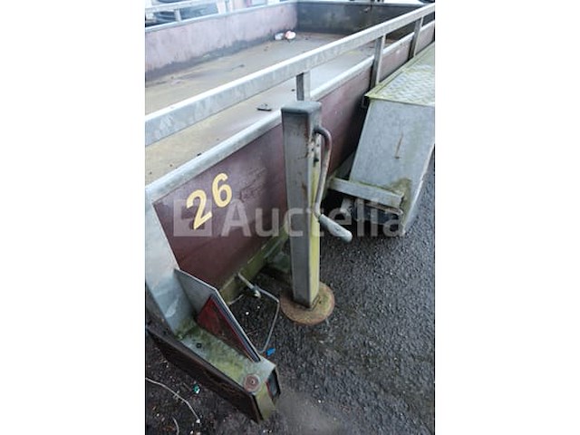 Ref:26 (partij v4) - bw trailers bwt750 geremde dubbelassige aanhanger - afbeelding 6 van  24