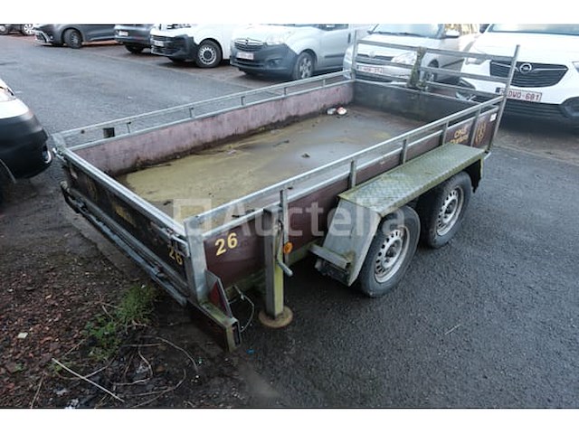 Ref:26 (partij v4) - bw trailers bwt750 geremde dubbelassige aanhanger - afbeelding 24 van  24