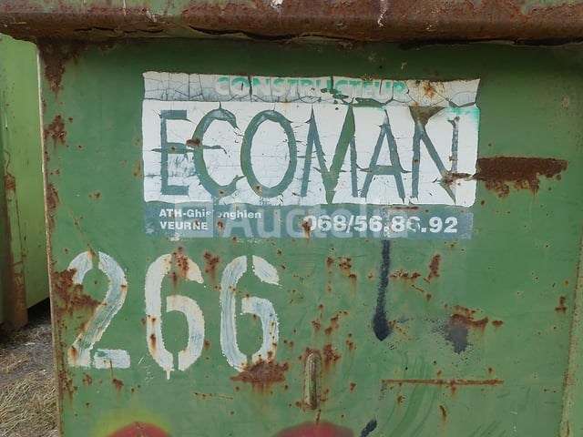 Ref:266 - open container 20 m³ ecoman - afbeelding 2 van  12