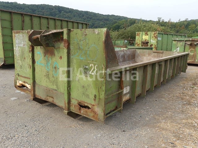 Ref:280 - open container 10 m³ valvan - afbeelding 1 van  14