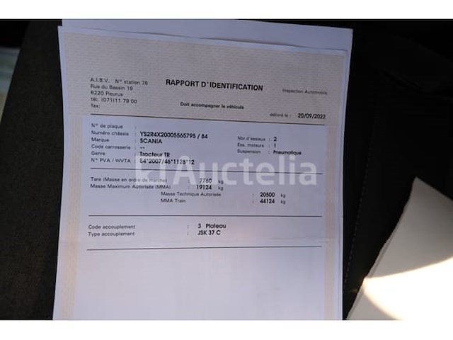 Ref:2clx956 - tractor unit scania r450 (2019-529,431 km-vin:ys2r4x20005565795) - afbeelding 19 van  38