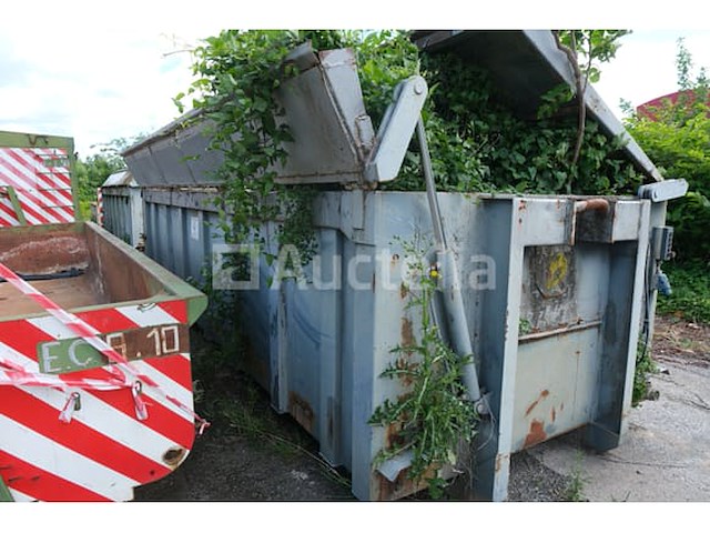 Ref:3 - container met hydraulisch deksel hexagone 2000 - afbeelding 1 van  24
