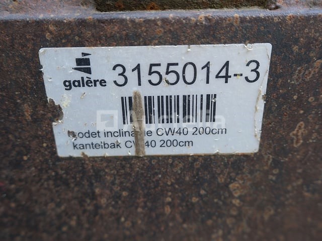 Ref:3155014-3 - cw40 200cm kantelbare bak - afbeelding 6 van  10