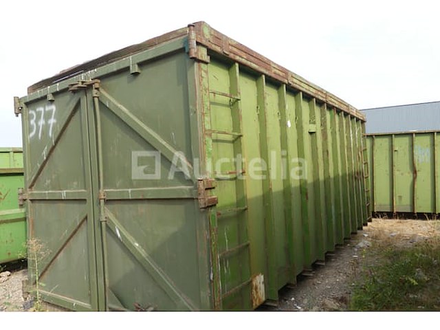 Ref:377 - 30 m³ container met schuifdak valvan - afbeelding 2 van  14