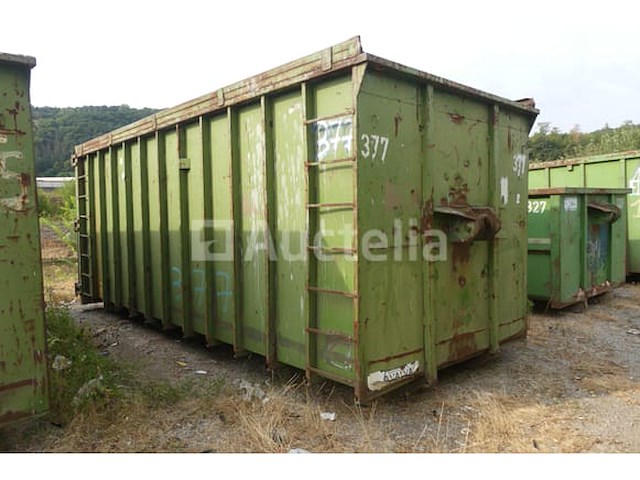 Ref:377 - 30 m³ container met schuifdak valvan - afbeelding 1 van  14
