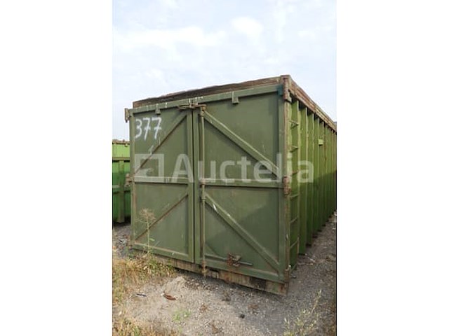 Ref:377 - 30 m³ container met schuifdak valvan - afbeelding 8 van  14