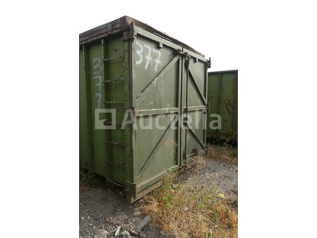 Ref:377 - 30 m³ container met schuifdak valvan - afbeelding 9 van  14