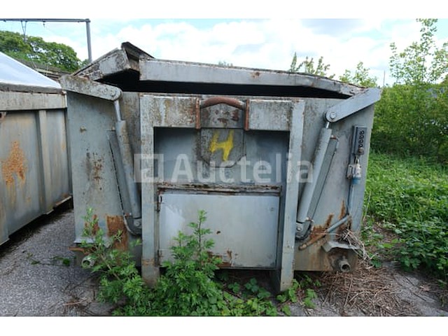 Ref:4 - container met hydraulisch deksel hexagone 2000 - afbeelding 1 van  19