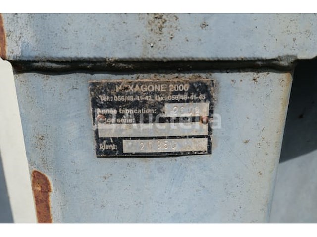 Ref:4 - container met hydraulisch deksel hexagone 2000 - afbeelding 13 van  19