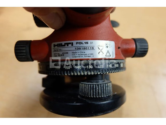 Ref:40118 - hilti pol15 optisch niveau - afbeelding 5 van  6