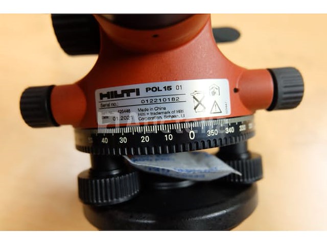Ref:40133 - hilti pol15 optisch niveau - afbeelding 4 van  5