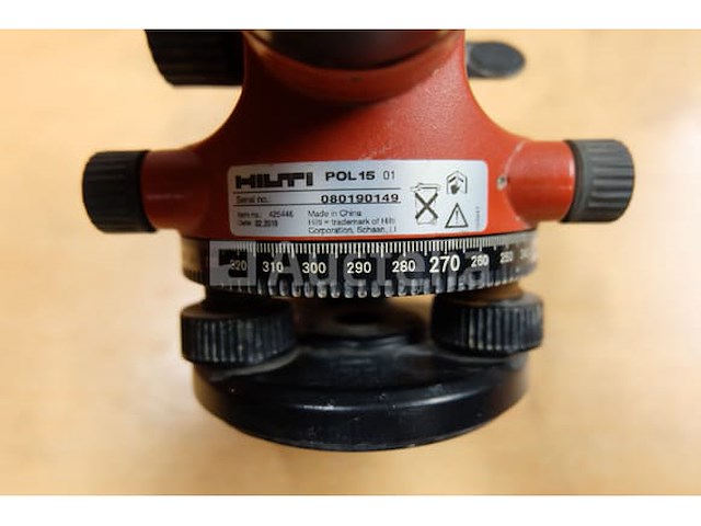 Ref:40228 - hilti pol15 optisch niveau - afbeelding 3 van  6