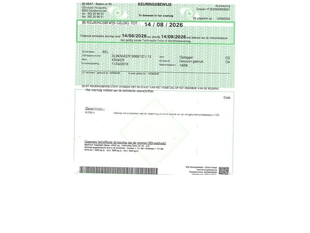 Ref:4343 - semi remorque couverte kraker trailers cf-z (vin:xl9kraker19069137) - afbeelding 31 van  38