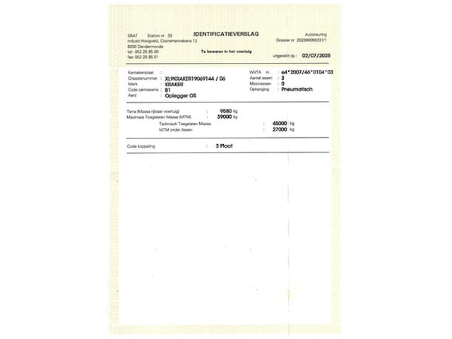 Ref:4345 - kraker trailers cf-z (vin:xl9kraker19069144) - afbeelding 25 van  38