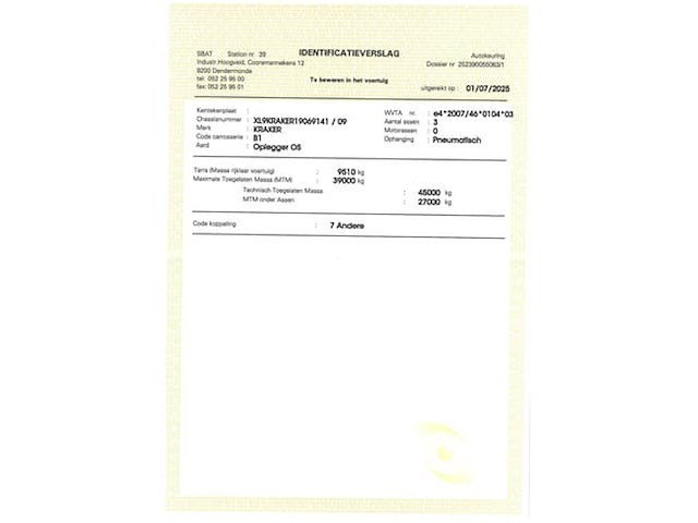 Ref:4354 - kraker trailers cf-z (vin:xl9kraker19069141) - afbeelding 33 van  37