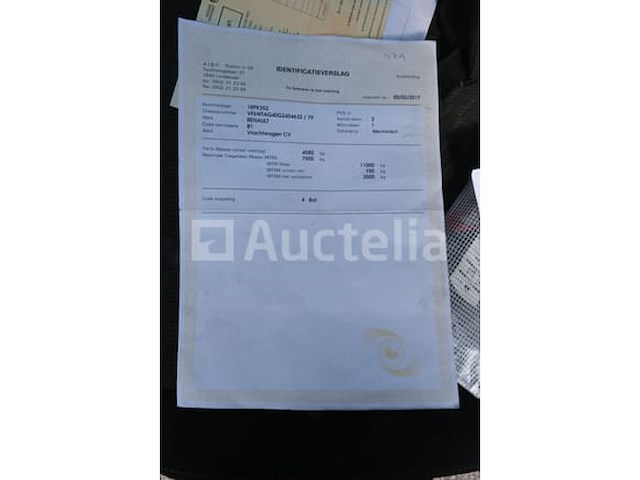Ref:4709 - renault d (2017-59,025 km) (2017-59,025 km)(vin:vf6wtag40g2454632) - afbeelding 11 van  54