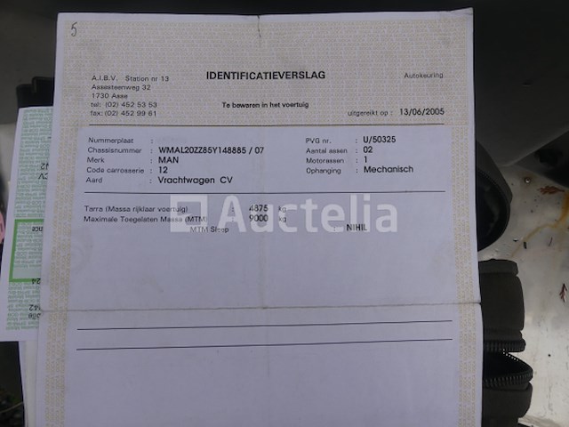 Ref:5 - gordijntruck met achterklep man l2000 (2005-126,661 km) - afbeelding 46 van  58