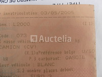 Ref:5 - gordijntruck met achterklep man l2000 (2005-126,661 km) - afbeelding 50 van  58