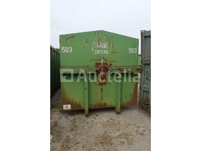 Ref:503 - gesloten container 30 m³ hexagone 2000 - afbeelding 1 van  13