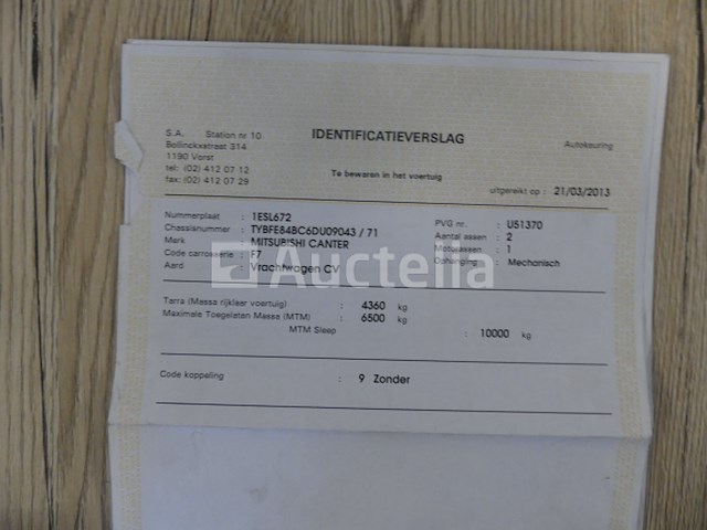 Ref:6135 - mitsubishi canter vuilniswagen - afbeelding 11 van  36