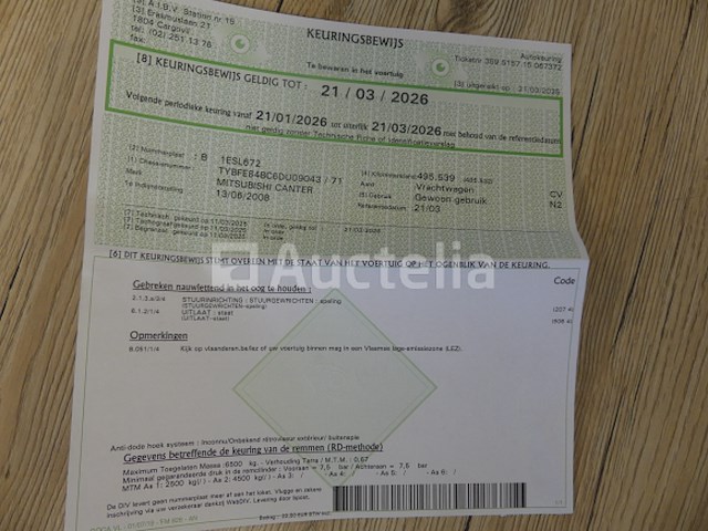 Ref:6135 - mitsubishi canter vuilniswagen - afbeelding 25 van  36