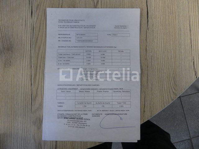 Ref:6135 - mitsubishi canter vuilniswagen - afbeelding 30 van  36