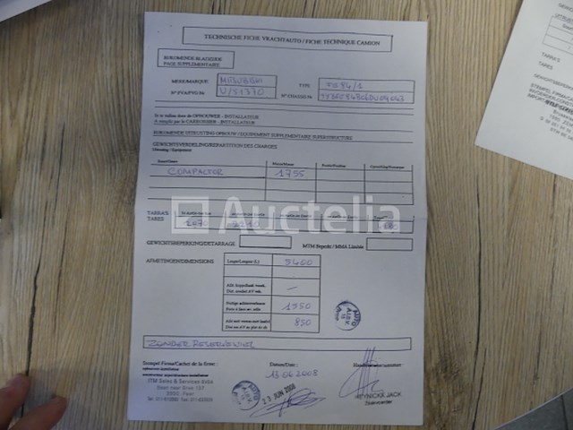 Ref:6135 - mitsubishi canter vuilniswagen - afbeelding 35 van  36