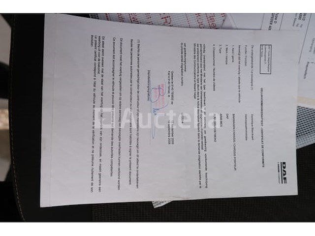 Ref:6145 - daf far cf85 containertruck (2008-467,938 km)(vin: xlras85mc0e788342) - afbeelding 42 van  56