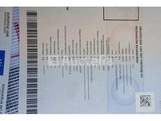 Ref:6145 - daf far cf85 containertruck (2008-467,938 km)(vin: xlras85mc0e788342) - afbeelding 52 van  56